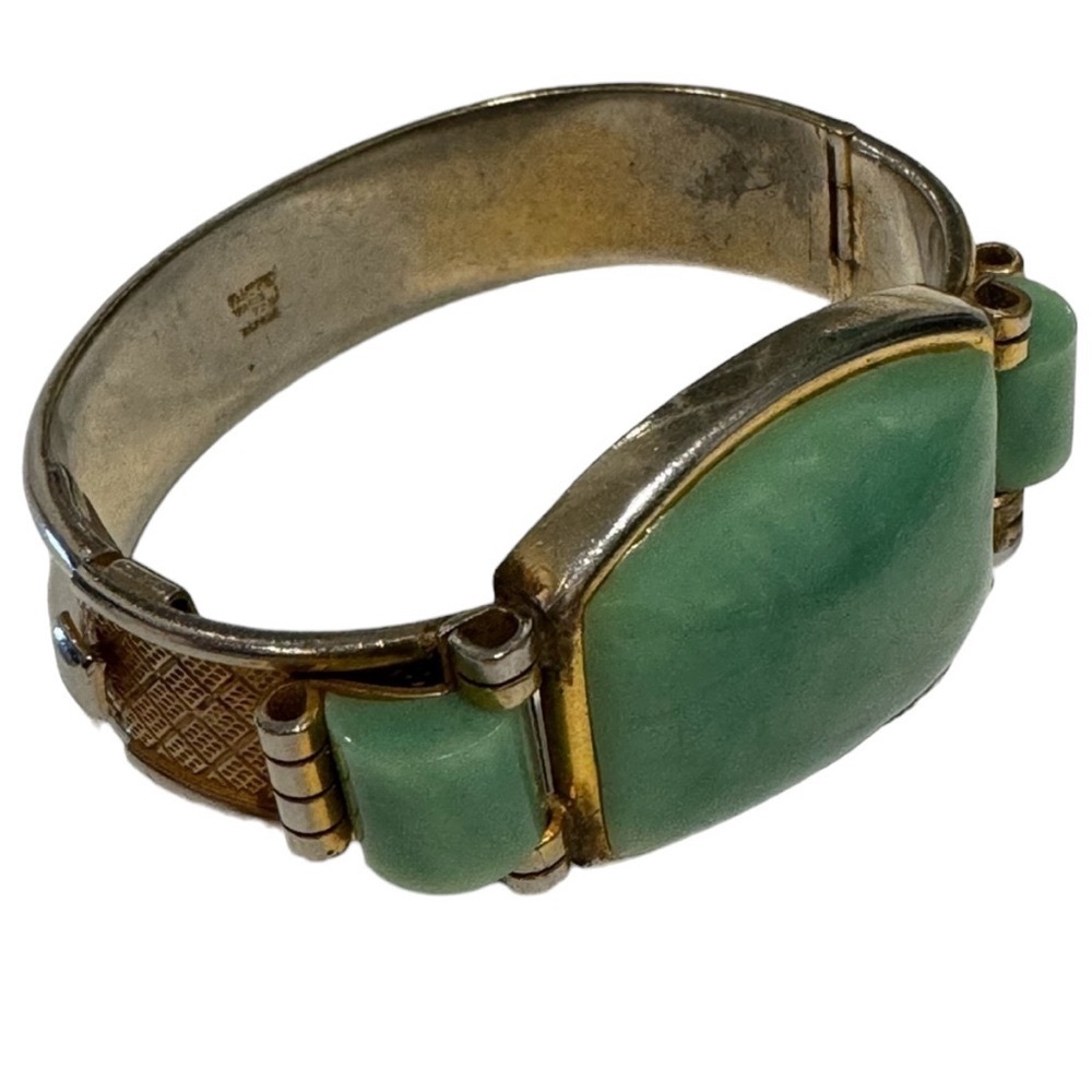 Vintage 1930s Fabon Fse Paris 725 Deposé, Art Deco Bengel Bracelet.